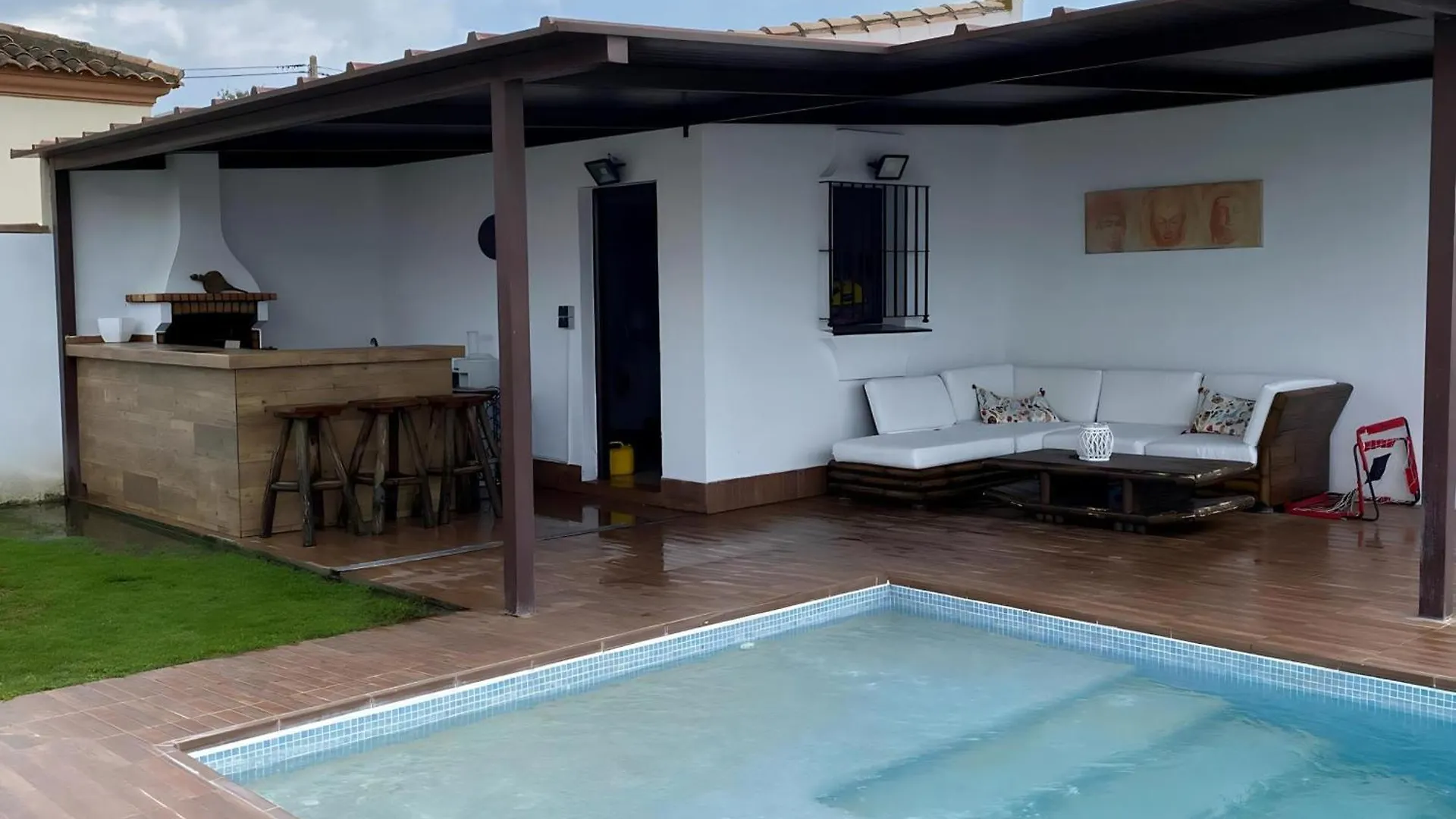 Villa Chalet Con Piscina Privada Y A/C, Ideal Para Familias Y Mascotas En Chiclana De La Frontera - Es-180-288
